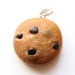 Chocolate Chip Cookie Polymer Clay Charm