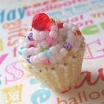 Miniature Beaded Scented Cupcake - Custom Flavors