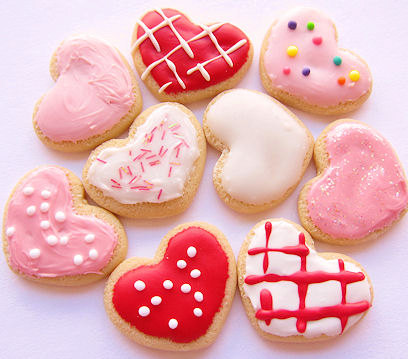 American Girl Doll Valentine's Day Heart Shaped Cookie