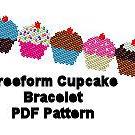 Large Freeform Cupcake Peyote Or Brick Stitch..